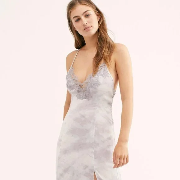 NWT FREE PEOPLE Chasing Shadows Slip Dress  size S - Picture 6 of 16